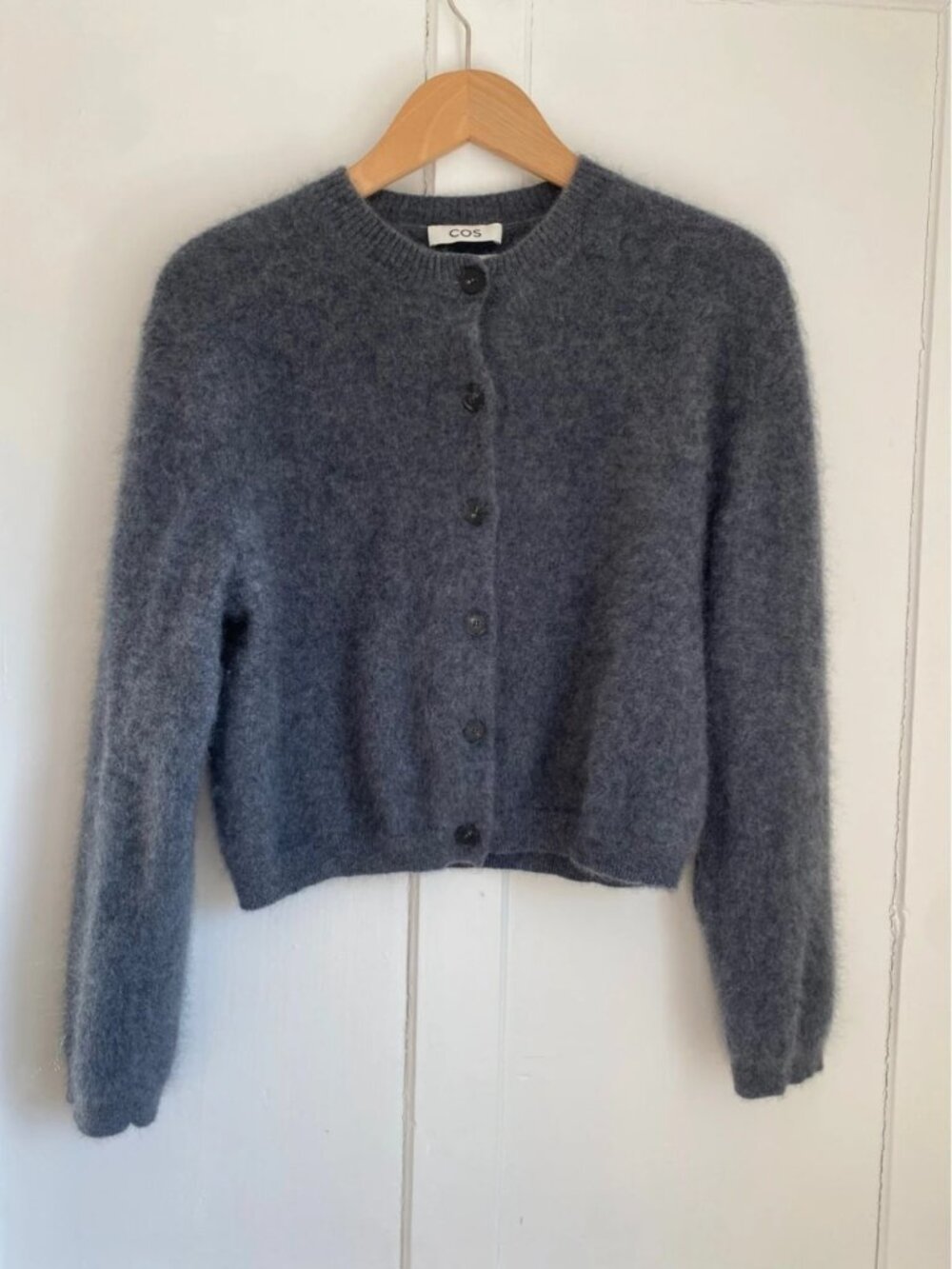 COS 100% Cashmere Cardigan Grey Size S